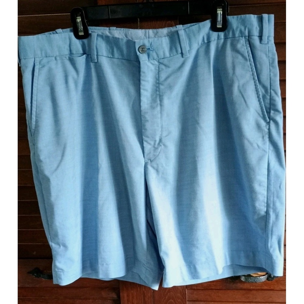 Polo Golf Ralph Lauren Shorts Men 38 Blue Golf Classic Fit Chino 10" Inseam